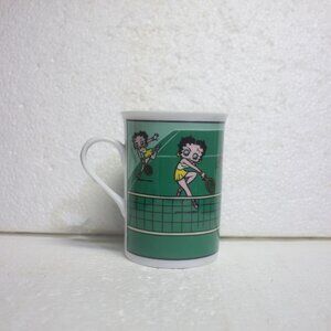 Betty Boop Fine Porcelain Collector Mug 8 oz The Danbury Mint Tennis Betty
